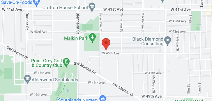 map of 3151 W 45TH AVENUE